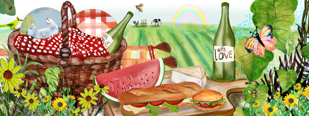 A perfect Picnic with love by Anne Cote