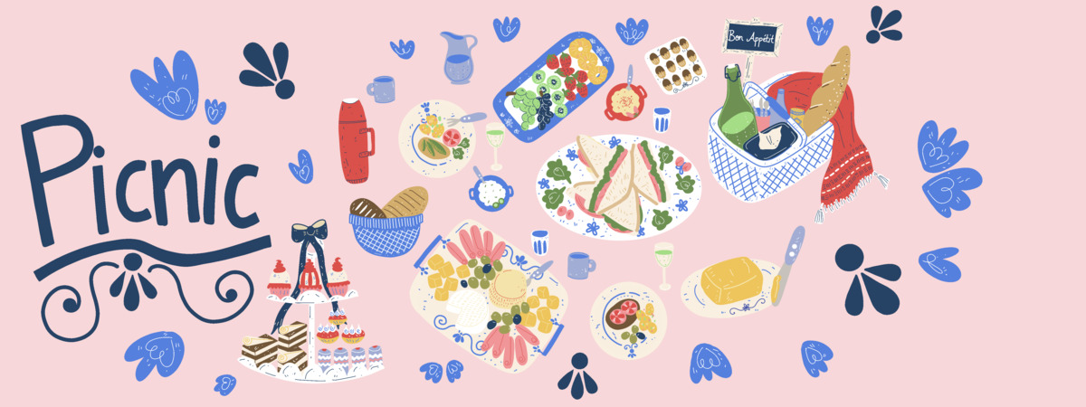 Picnic Alfresco by Alex Art Dreams