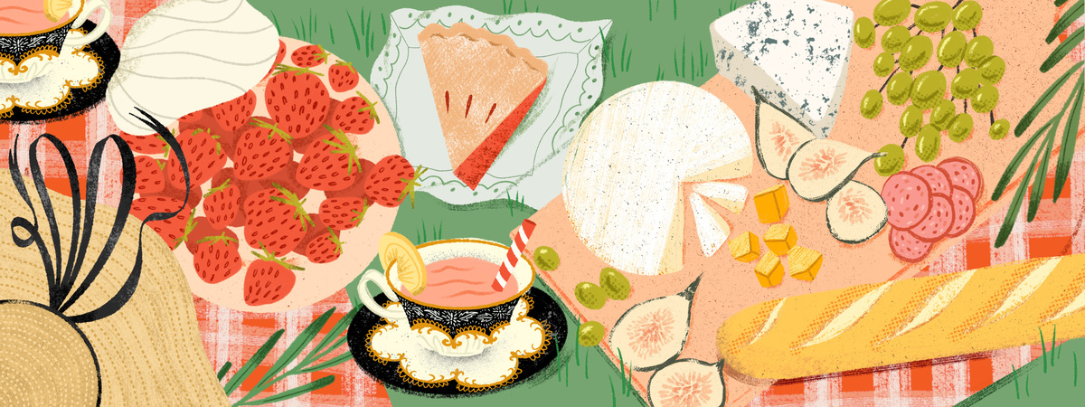 Picnic in the Park by Faye.Guanipa_illustration