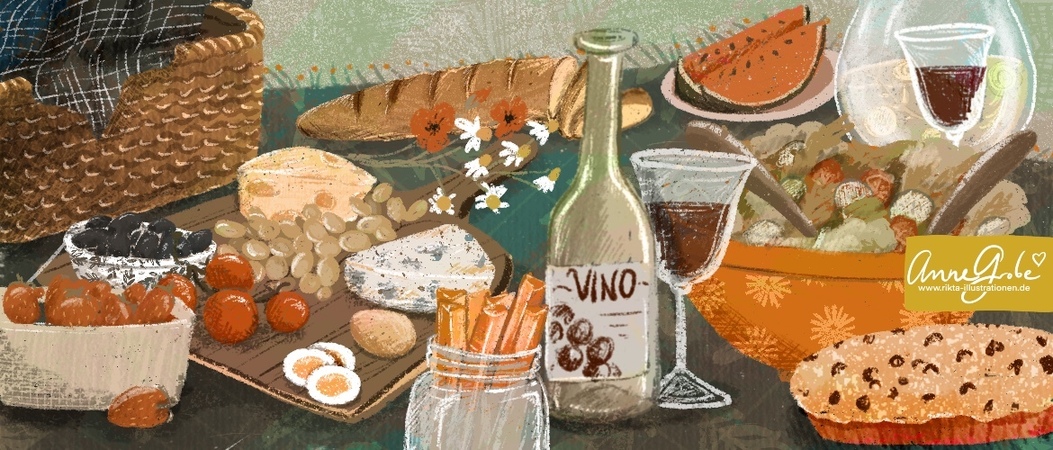 Time for picnic by Anne Rikta Grobe