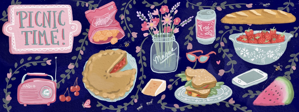 Pink Picnic by BrennaD