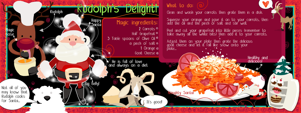 Rudolph's Delight by Samantha McMillan Rudolph's delight