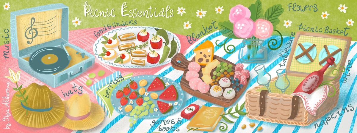 Picnic Essentials by Olga Akbarova
