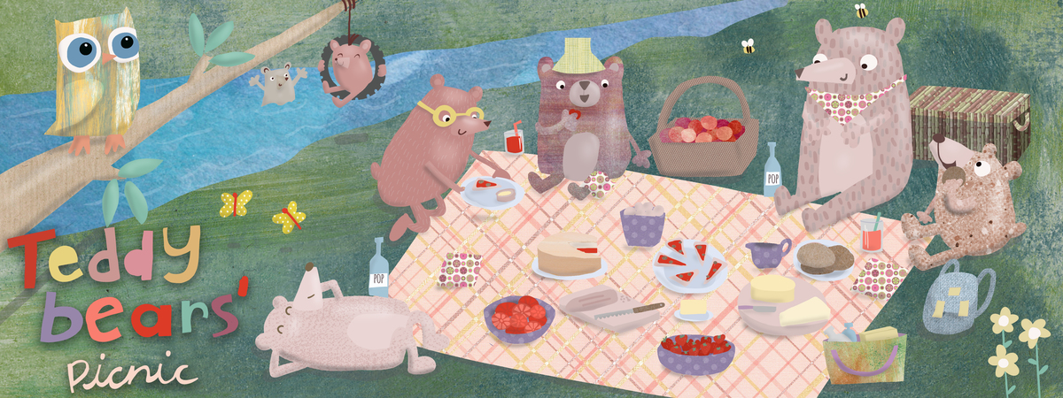 TEDDY BEARS' PICNIC by JEANNINE RUNDLE