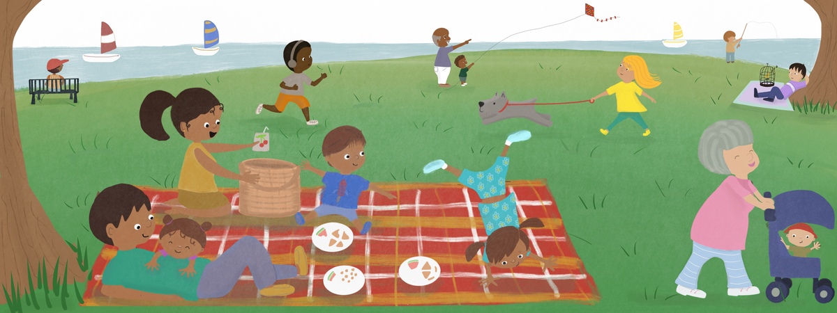 Picnic in the Park by Beth Anne Maresca
