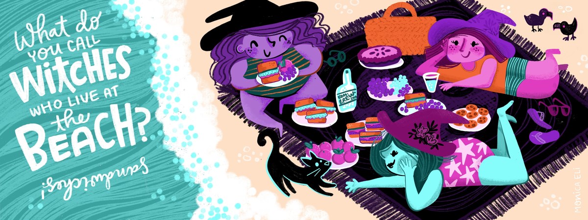 Sand Witches Picnic by Monica Eli