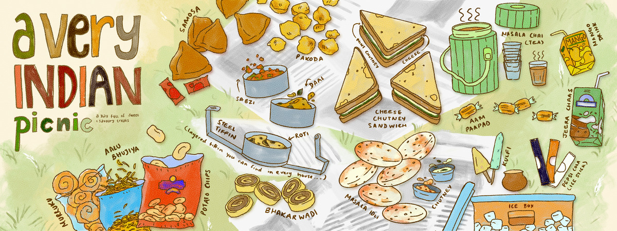 An Indian Picnic by Kartika Bagodi