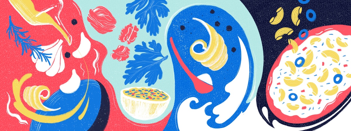 Pasta-bilities Creamy makeshift pesto pasta by Shrushti Rao