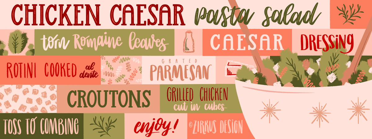 Chicken Caesar Pasta Salad by Chamisa at Zirkus Design