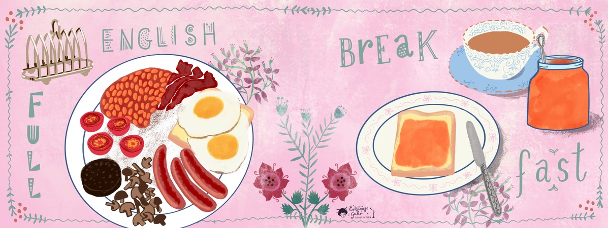 Full English breakfast by Constanze Guhr