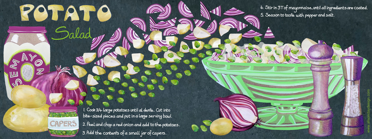 Summer Potato Salad by Alison Day