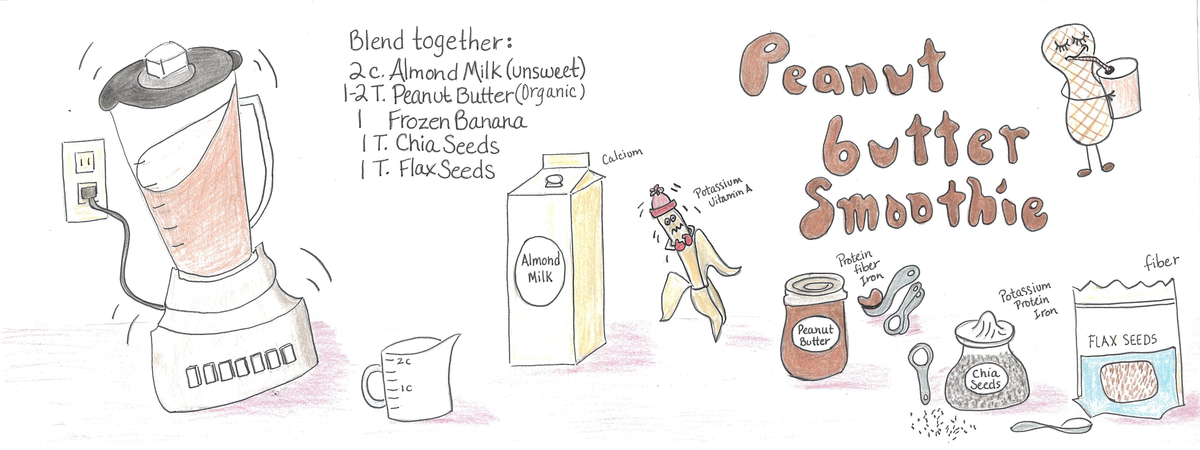 Peanut butter Smoothie by Marilyn Lima