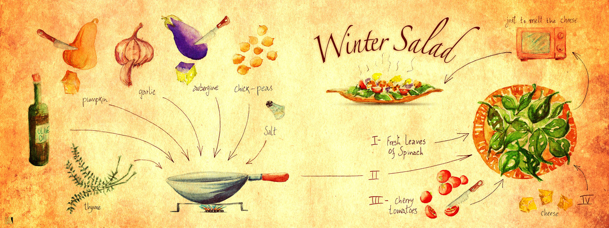 Winter Salad by Sofia Matalonga Jorge