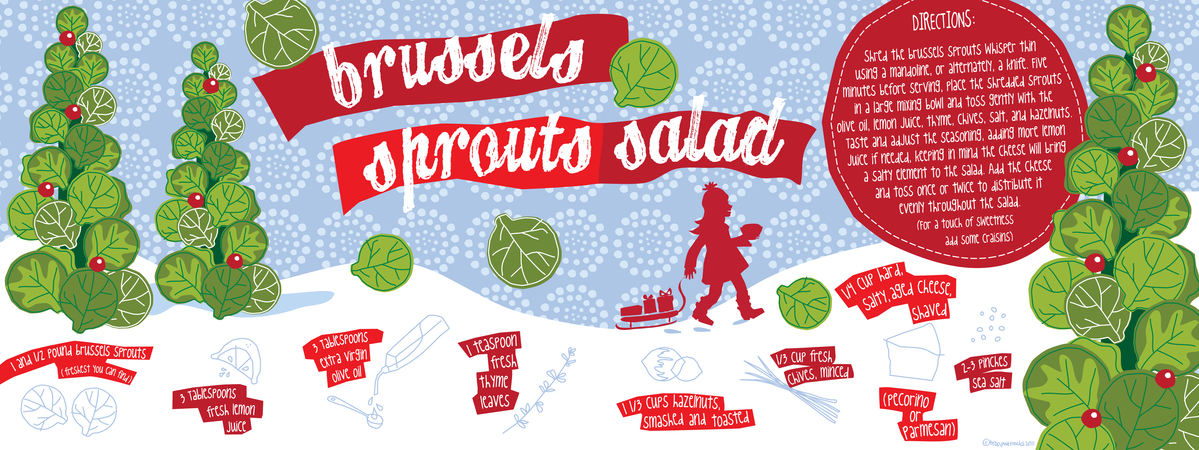 Brussels Sprouts Salad by Tracy Mattocks