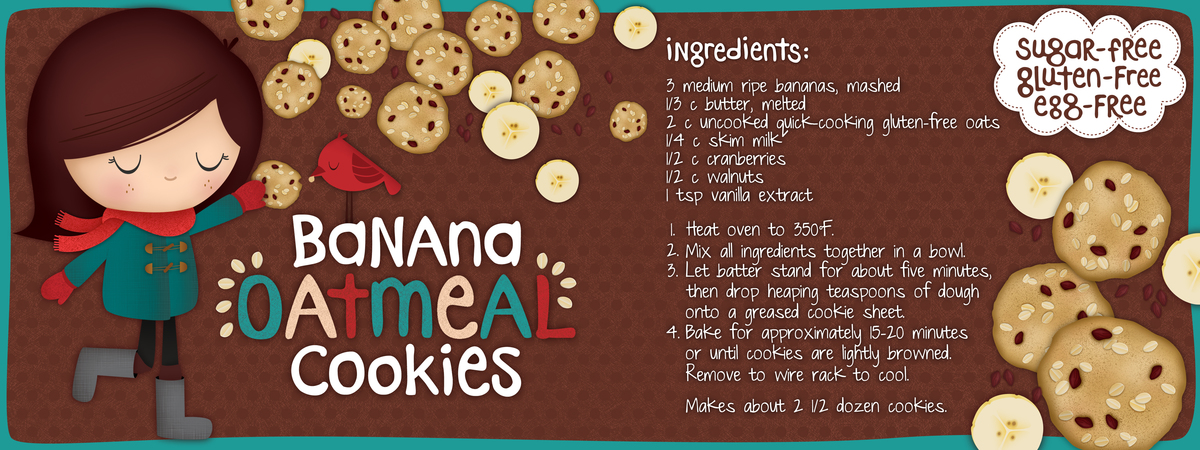 Banana Oatmeal Cookies by Kristeen Martin