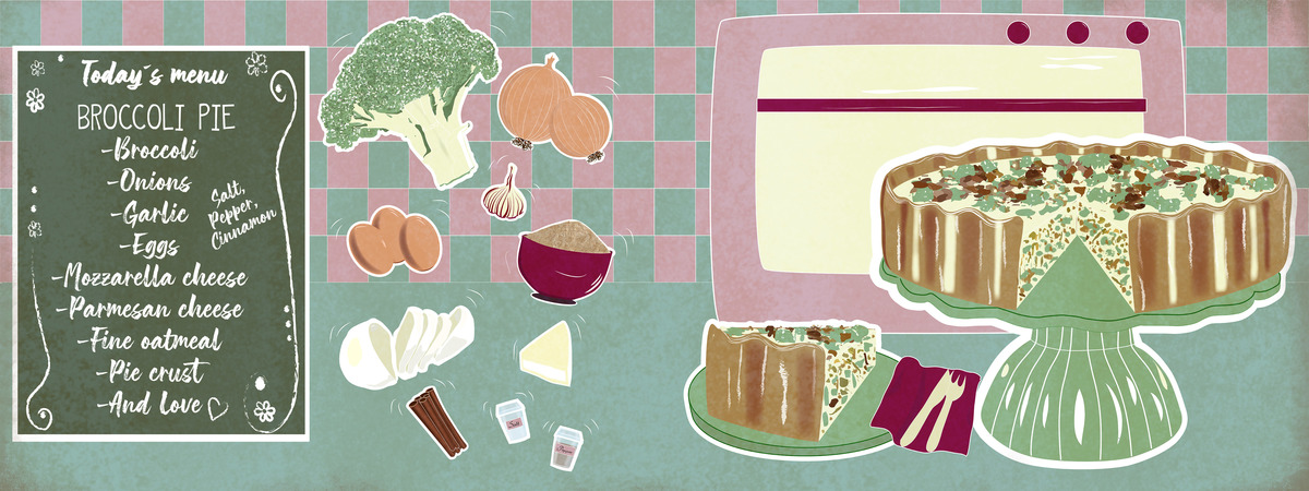 Broccoli Pie by MarJeanmaire