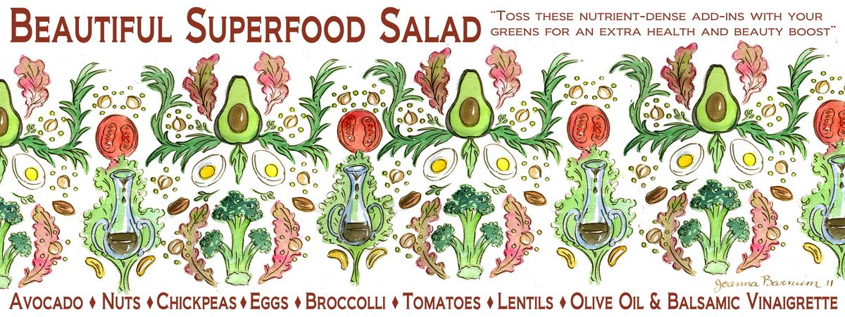 Beautiful Superfood Salad by Joanna Barnum