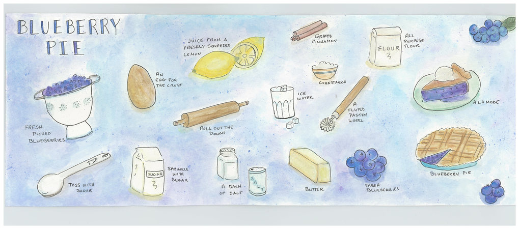Blueberry Pie by Andrea C