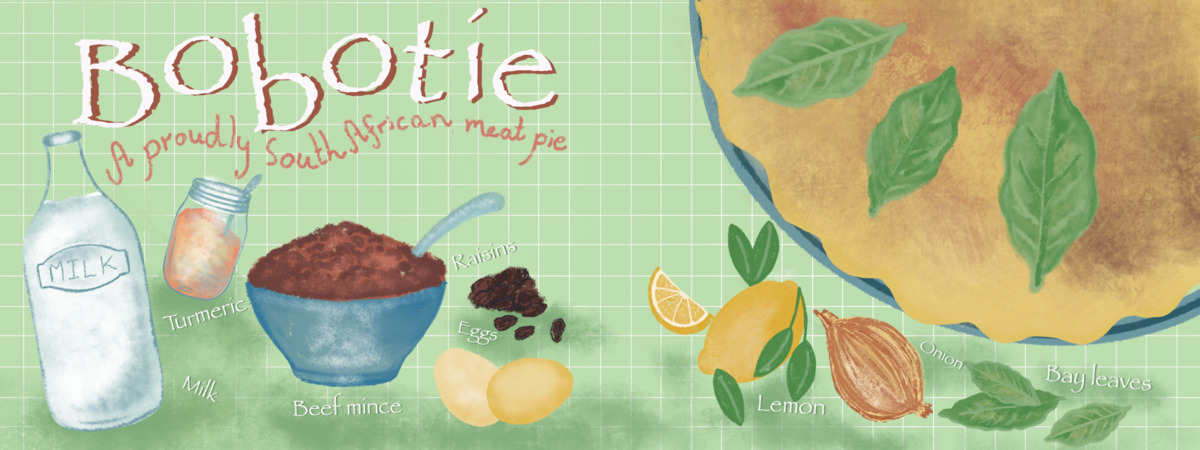 Bobotie- A proudly South African meat pie by Lisa Mellows