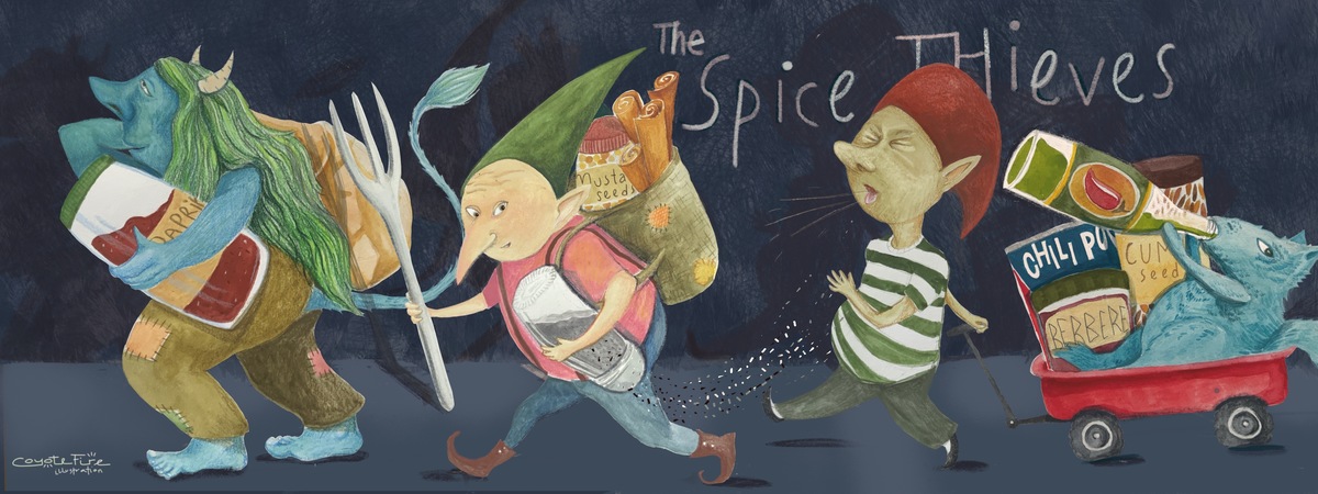 The Spice Thieves by Coyote Fire Illustration