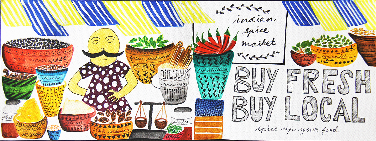 Indian Spice Market by Poorvi Agarwal