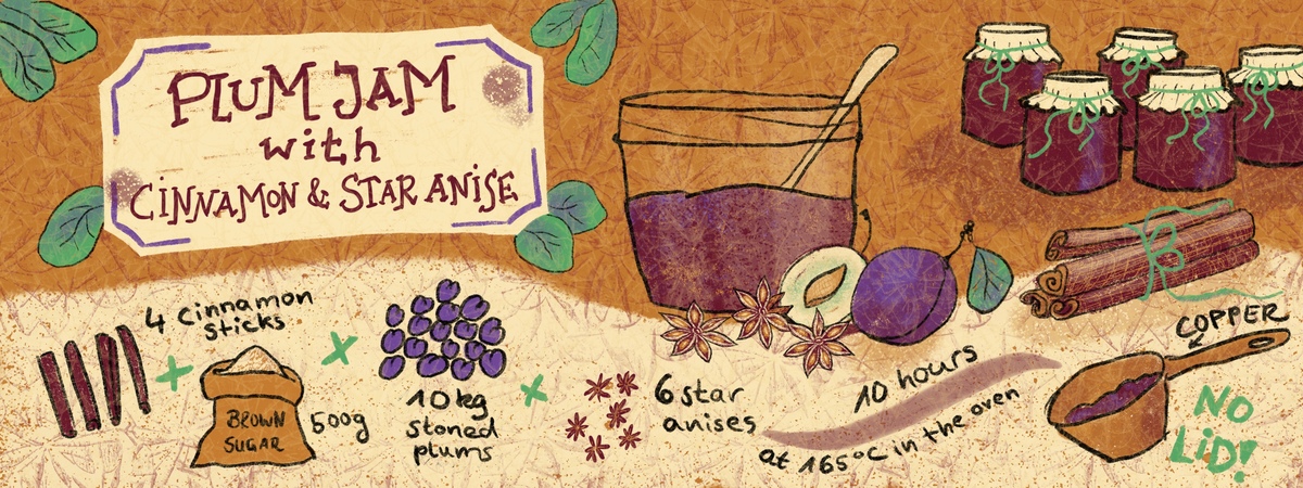Spice It Up - Plum Jam With Cinnamon And Star Anise by Stefanie