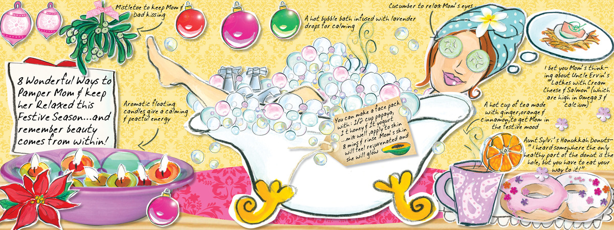 Relaxing Mom by Claudia Fehr-Levin of Cloudscape Designs