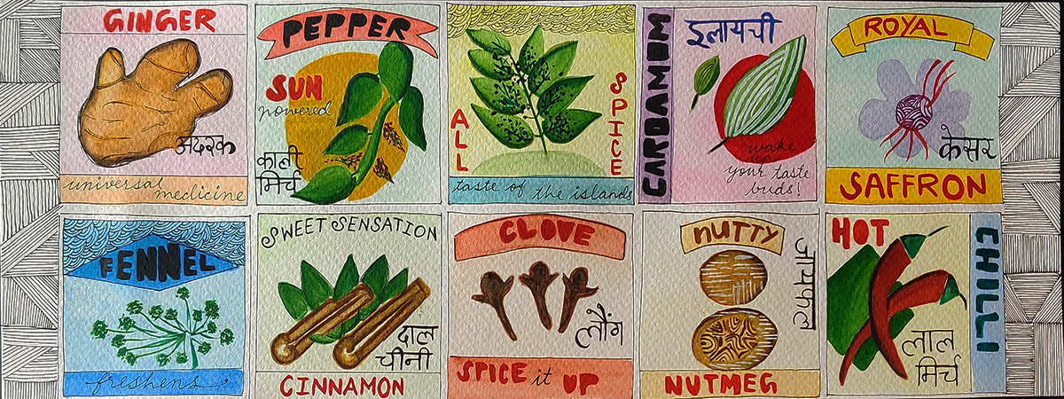 Spice Postcards by Poorvi Agarwal