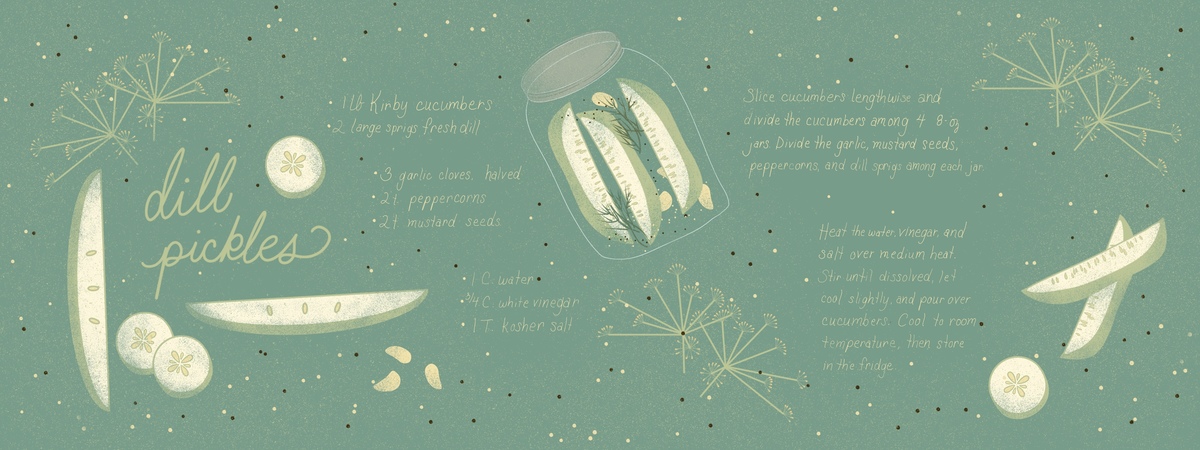 Dill Pickles by Annie Vanek