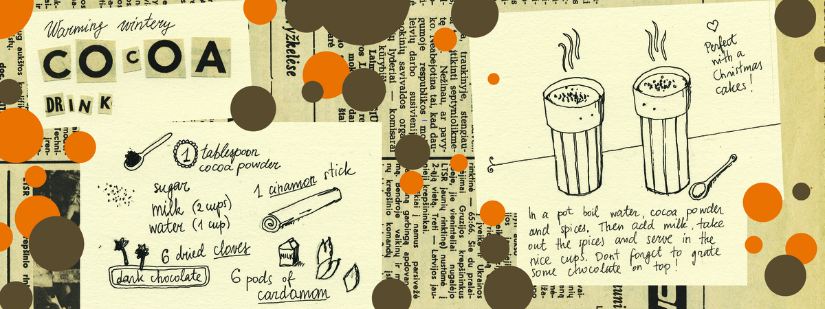 Warming Wintery Cocoa Drink by Kristina Alijosiute