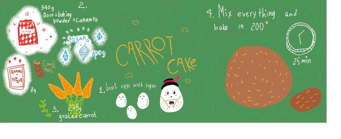 Carrot cake by Oxana Klishina