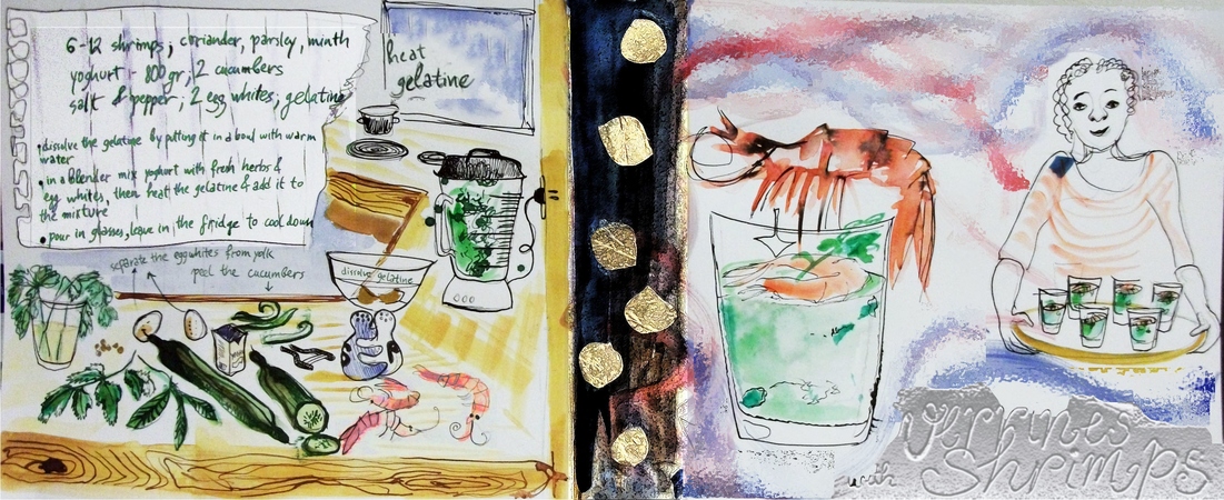 Verrines with shrimps by Andrea Lubomirova Popyordanova Verrineswithshrimps