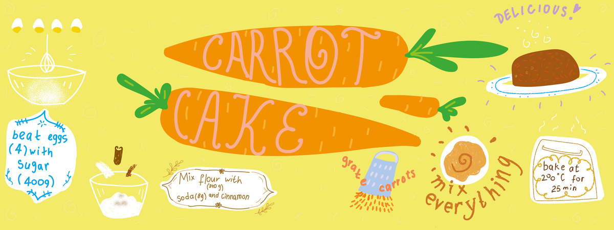 Carrot cake by Oxana Klishina