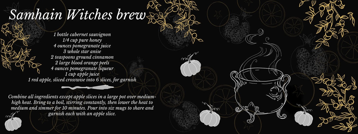 Samhain witches brew by Sheena Lange