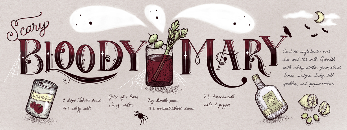 Scary Bloody Mary by Annie Vanek