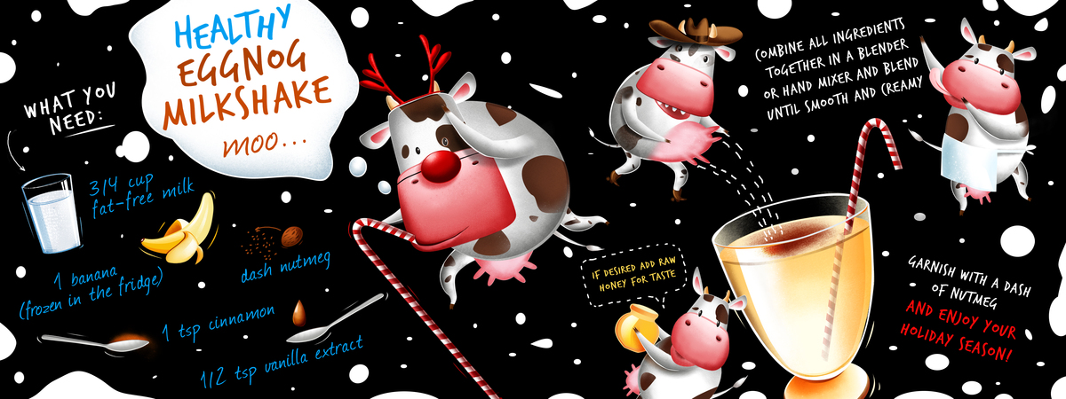 Eggnog Milkshake by Ania Drozd