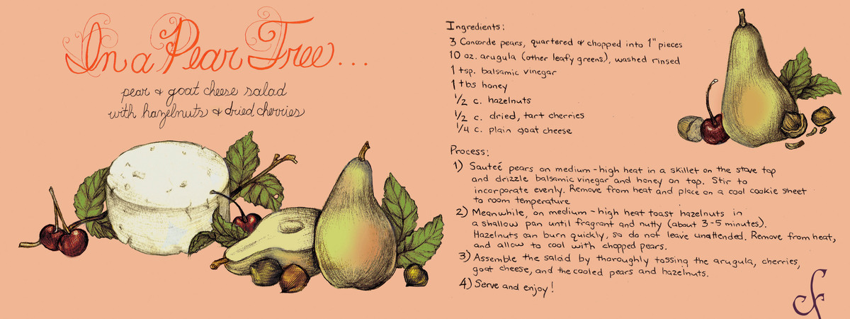 In a Pear Tree Salad by Catherine Fontenot