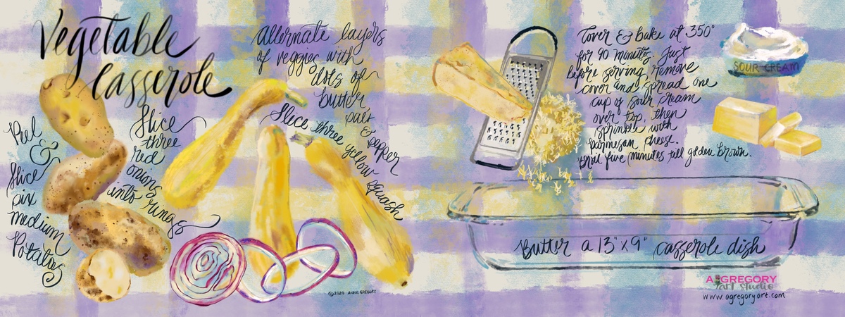 Vegetable Casserole by Anne Gregory