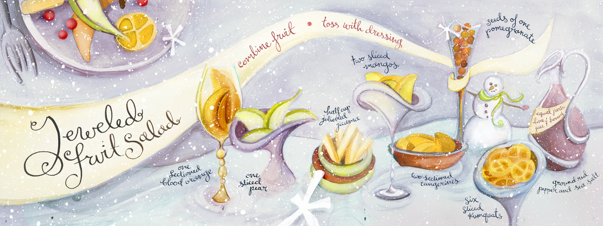 Jeweled Fruit Salad by Jessica Flannery