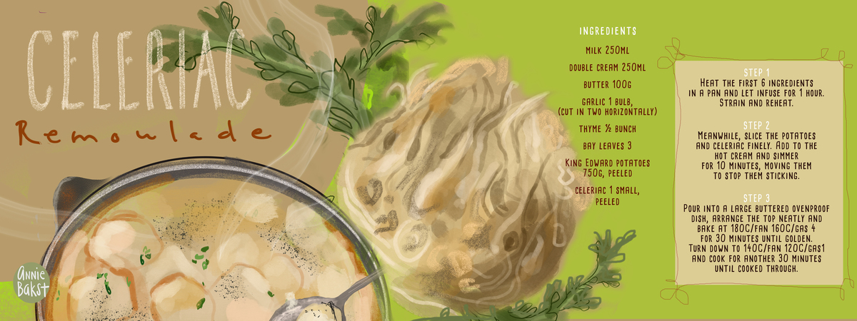 Celeriac Remoulade by Annie Bakst
