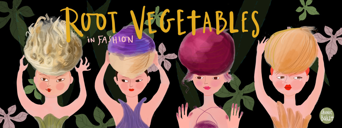 Root Vegetables for Fashion! by Annie Bakst