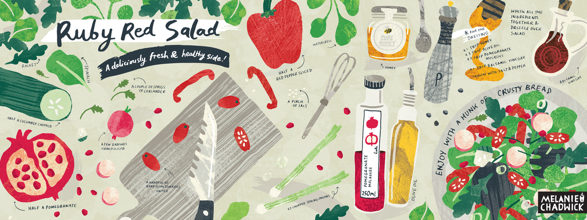 Ruby Red Salad by Mel Chadwick