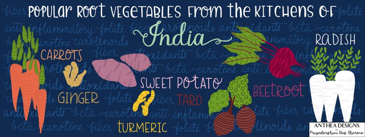 Popular Root Veggies from the Kitchens of India by Priyadarshini Das Sharma