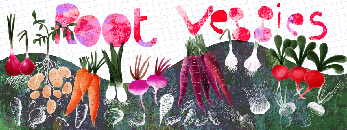 Root veggies by Patricia Lebedel
