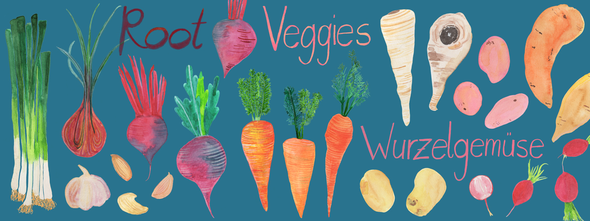 Rooting for Root Veggies! by lauralorbeerdesign
