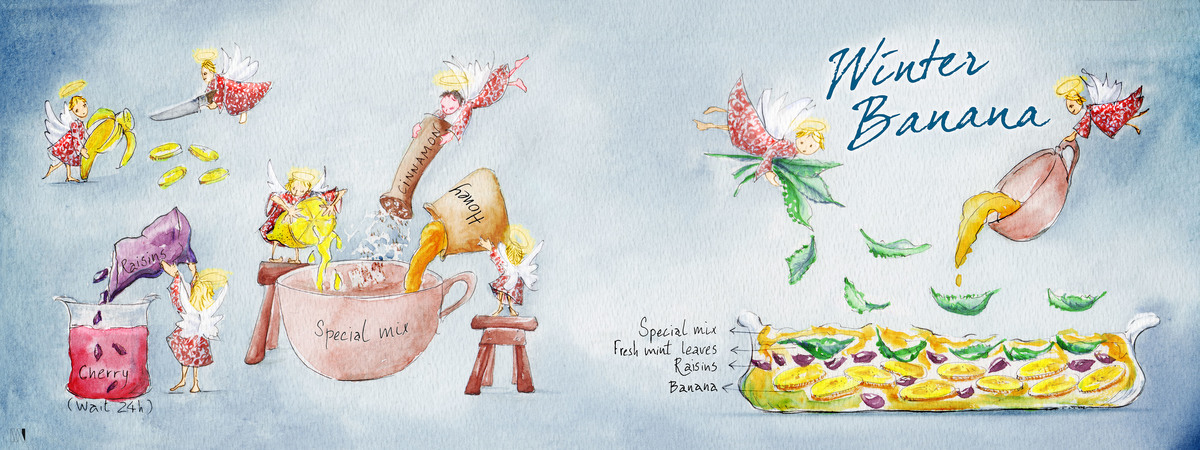 Winter's Banana by Matalonga & Nonnu's Illustrations