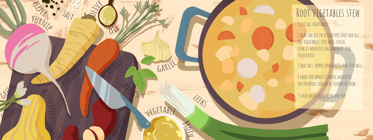 Root Vegetables Stew by Yuliana B