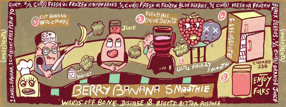 Berry Banana Smoothie Recipe by Kevin Bongang