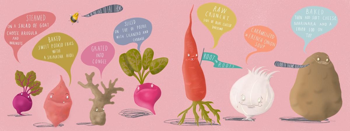 Root For Roots by Elizabeth Thieme Illustration