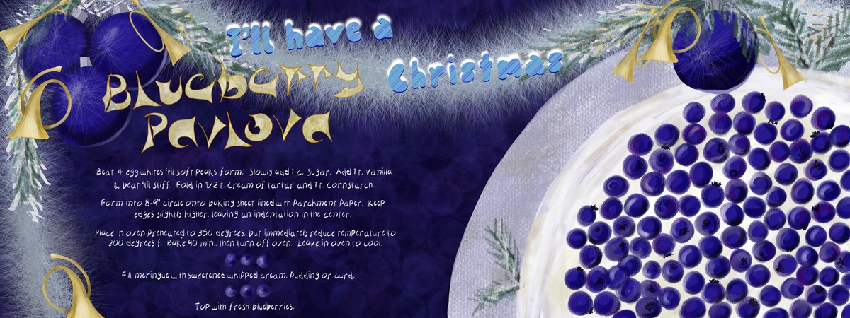 I’ll Have A Blueberry Pavlova Christmas by Gina M. Brown